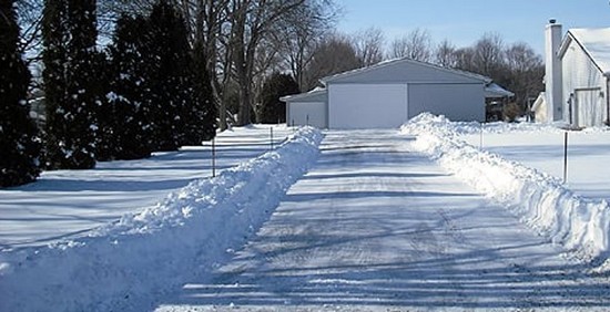 Snow removal long driveway in boonton nj